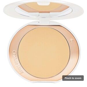 Charlotte Tilbury airbrush, brightening flawless, finish tan deep